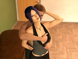 All steamy scenes from Fetish Locator Part 7 game with bisexual strapon action