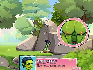 Horny nature young 18+ female orc face-sitting a young 18+ lucky boy game review