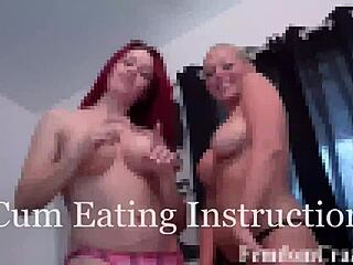 Mistress Kicks Slave in Tiny Balls for Domination Fun