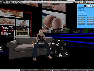 Second life gets x-rated with amazing girl in cute sex game part 1.