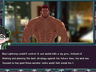 superhero blue lightning turns into a cumdump in yaoi adventure.