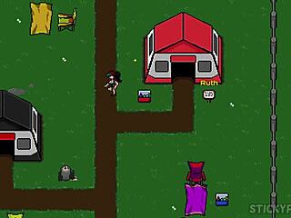 spunkstock music festival - defeating the final boss in hentai game part 7