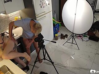 wanna see photoshoot turn into hot model fucking?