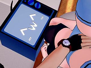 Tv Woman Enjoys Hot Exercises In Sportswear