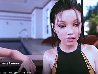 In AOA Academy, Petite Rebecca Gets Wet And Glossy During Roleplay Game