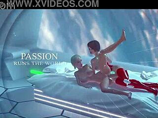 Sci-Fi Futanari Visitor Fucks Busty Girl in 3D Porn Futadom