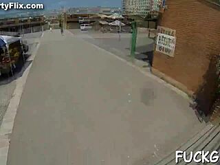 Naive gal gets banged hard on hidden webcam