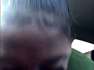 Ebony Slut Sucks Cock In Chipotle Parking Lot Cumshot