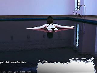 In AOA Academy, Petite Rebecca Gets Wet And Glossy During Roleplay Game