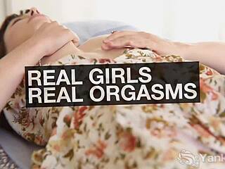 Cute alice whytes masturbates pussy with hitachi to orgasm