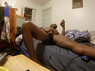 Just Dicking Around With A Massive Black Cock. Detailed Masturbation Session.
