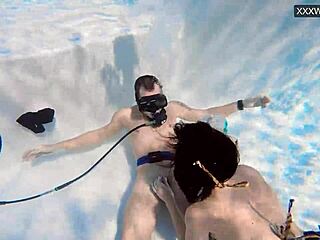 Eva Sasalka Underwater Orgy!