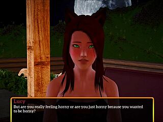 Teen 18+ with small tits in family game