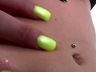 Shemale milf teases with big tits