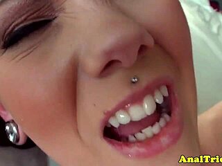 My girlfriend with big cans gets anal sex from a friend