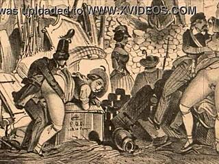 I admire this vintage erotic illustration from old cartoons