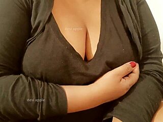 big tits girl flashes boobs to her brother in sneaky moment