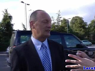 British MILF fingered in stockings