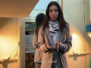 conductor bangs passenger with anal on wild train ride