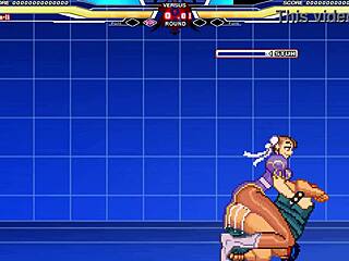 Chunli takes on long cock in hentai cumshot!