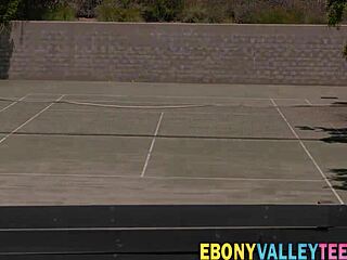 Busty Black Slut Gets Facial!