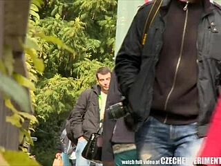 Slutty Teen 18+ Sucks Stranger's Cock on Street