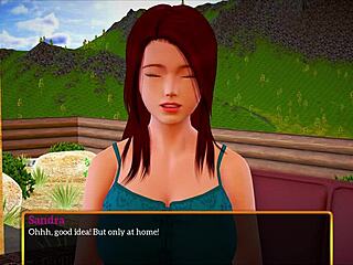 Amateur Game Featuring Brunette and Redhead with Big Tits