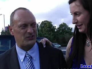 British MILF fingered in stockings