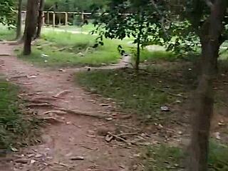 Caught by Strangers in Forest, Trans Boy Barebacks Everyone Without Condom!