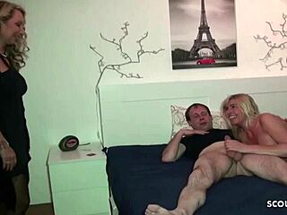 German MILF Jenny Catches Stepsister and Joins In!