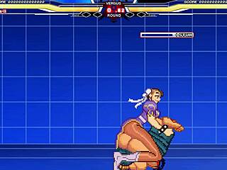 Chunli takes on long cock in hentai cumshot!