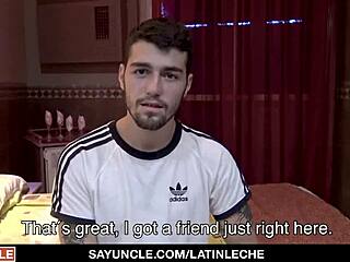 Cute Latin Guy Sucks Big Hard Cock