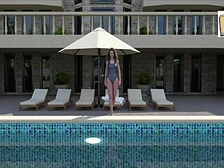 Homemade game with wife and stepmother 33