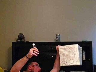 Scottybear anal solo cums in fleshlight with intense orgasm.