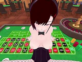 SHIZUKA MIKAZUKI AND BEATRIX AMERHAUSER IN BUNNY GIRL INTENSE SEX POV HENTAI FROM ZOM 100