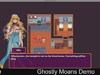 Ghostly moans echo in the hentai anime world