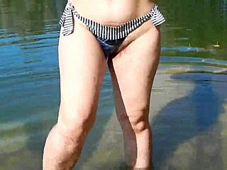 Hairy Wife Flashing Nude Outdoors, Dare to Watch?