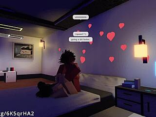 Demon Fucks Hot Fan in Missionary Position on Roblox