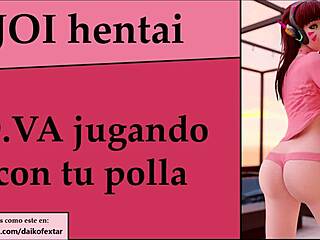 D.Va wants to play with your cock in Spanish JOI