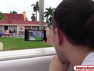 Juicy latina teen slut demands anal fucking with blowjob