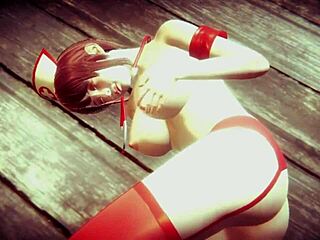 Japanese nurse Ayumi collects a hot sample in cosplay POV action.