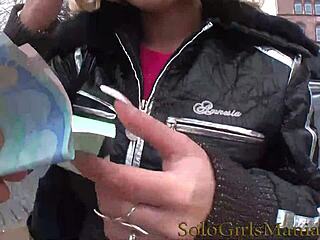 How Does Czech Blonde Alexa Bold Handle Her Shaved Pussy?