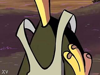 Kevin Fucks Nazz in Hentai Cartoon Scene