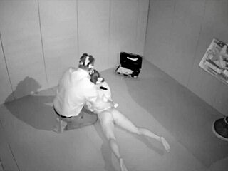 bound kinky slut sucking on dick with choking and domination