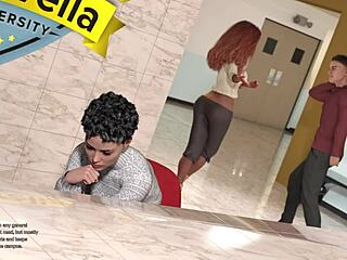 i explore taboo university in 3d cartoon pov