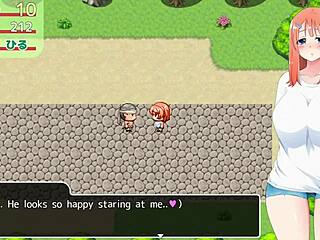 Intense flashing in public with big ass