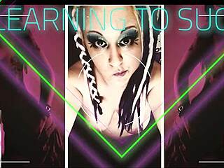 horny stepsister teaches you to suck cock so she can watch with excitement