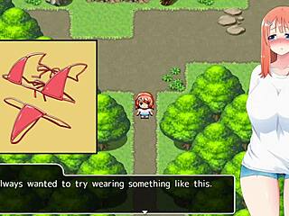 Intense flashing in public with big ass