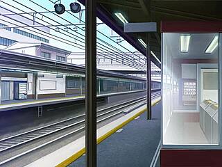 My ex-classmate trophy wife banged on train