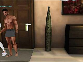 Imvu Sex with Alexander Light XXX at His House